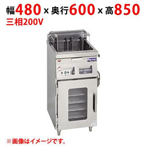 MEFD-18GL(R) 【マルゼン】電気ドーナツフライヤー 三相200V 幅480×奥行600×高さ850mm
