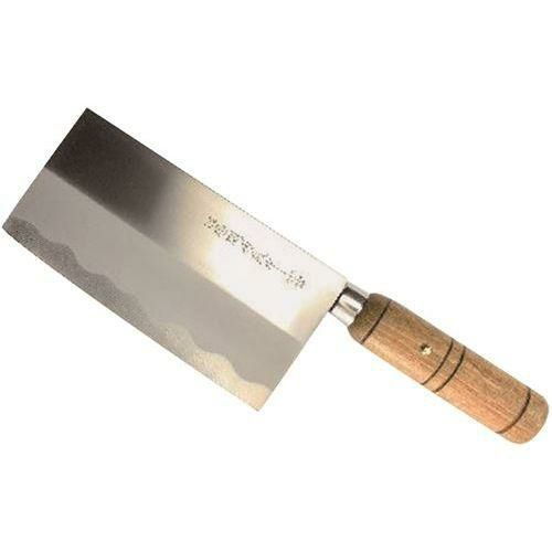 関鍔蔵作 丸木柄中華包丁 7インチ