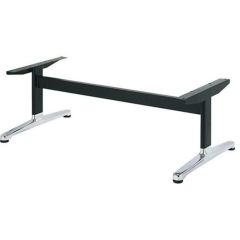 アルミダイキャスト長イス脚 サイズ：A560×高さ450mｍ迄指定可×間口(芯々)1300mm 品番：SD-Y-560-B 塗装カラー：14 ポール：80×25楕円パイプ