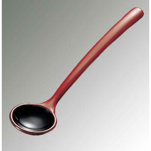 ABS 茶碗蒸スプーン 朱内黒