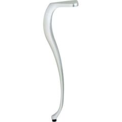 アルミ鋳物テーブル脚(1本) ベースサイズ:高さ425×W145×W(1)118×R12×A28×B22 品番:SS-701-S アルマイト仕上げ アジャスター付き