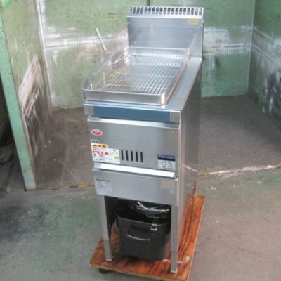 中古】ガスフライヤー マルゼン MGF-13J 幅330×奥行600×高さ800 【送料