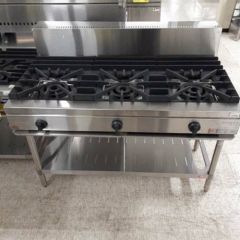 中古】ガスレンジ マルゼン MGRX-126E 幅1200×奥行600×高さ800 【送料