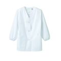 調理衣 レディス 長袖 1-411 (白)