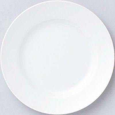 ベーシック ホワイト リム玉 19cm 皿 Basic