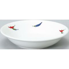 ダイヤセラム (強化) 唐辛子 I メタ 8吋 深皿 /グループB