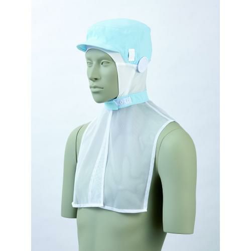 頭巾帽子 兼用 9-1512 (ブルー)