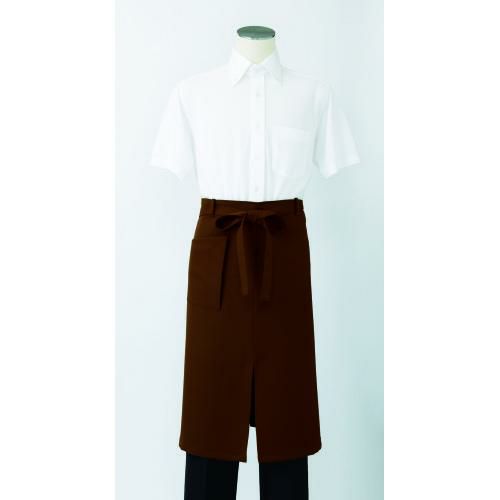 サロンエプロン 兼用 9-474 (ブラウン)