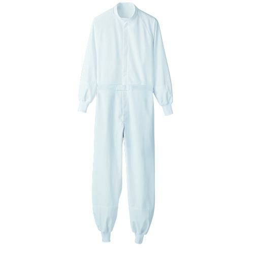 オーバーオール 兼用 長袖 DF8901-2 (白)