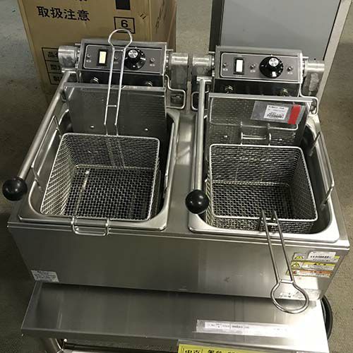 業界最長1年保証】【中古】卓上電気フライヤー フジマック FEF82W 幅