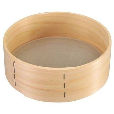 木枠 ステン張 そば粉フルイ 7寸 細目(60メッシュ)