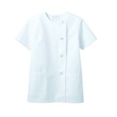 調理衣 レディス 半袖 1-022 (白)