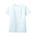 調理衣 レディス 半袖 1-022 (白)