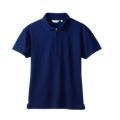 ポロシャツ兼用 半袖ネット付 2-573 (ネイビー)