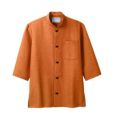 シャツ 兼用 ７分袖 2-717 (オレンジ)