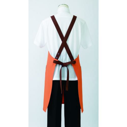 エプロン 兼用 5-772 (オレンジ/ブラウン/ベージュ)