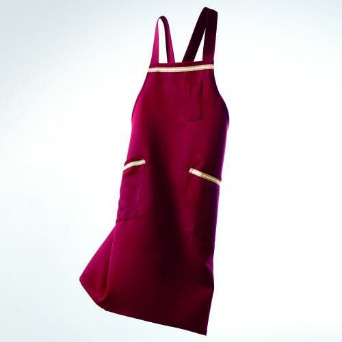 エプロン 兼用 5-803 (ワイン/ベージュ)