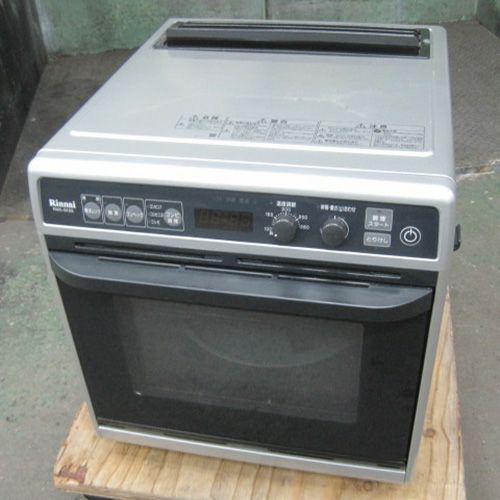 中古】卓上型ガスオーブン 電子レンジ機能付き リンナイ(Rinnai) RMC