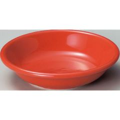 ユーラシア 14cm深皿赤 赤