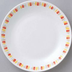 ダイヤセラム (強化) オレンジ十草 メタ 10吋 大皿