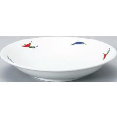 ダイヤセラム (強化) 唐辛子 I メタ 9吋 深皿