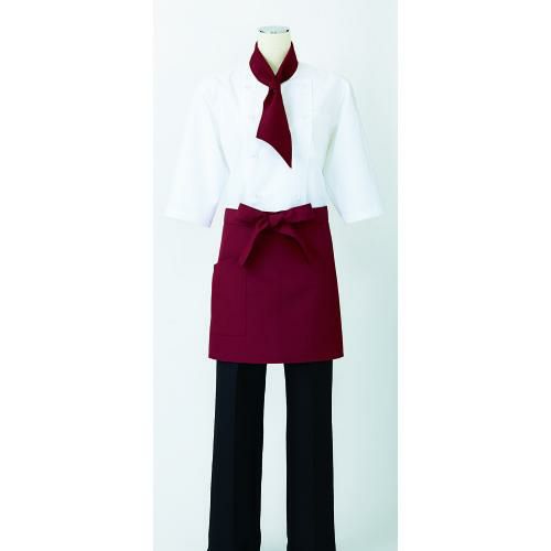 サロンエプロン 兼用 9-583 (ワイン)