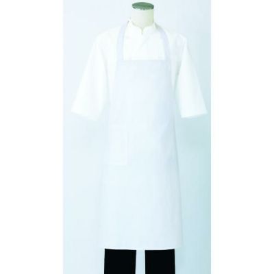 エプロン 兼用 9-644 (白)/業務用/新品/小物送料対象商品 | ロング