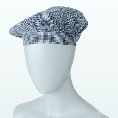 コックベレー帽 兼用 9-893 (濃紺 千鳥格子)