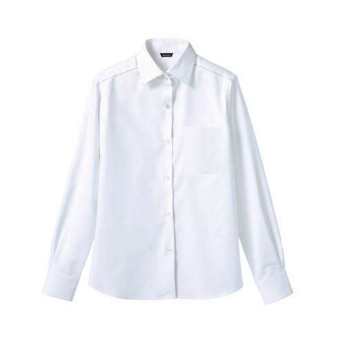 シャツ レディス 長袖 BF2201-2 (白)