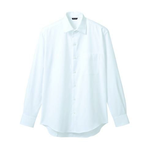 シャツ メンズ 長袖 BF2571-2 (白)