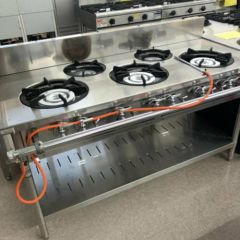 中古】ガスレンジ マルゼン MGRX-126E 幅1200×奥行600×高さ800 【送料