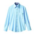 ニットシャツ 兼用 長袖 ZK2711-4CB (ブルー)