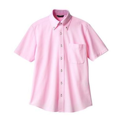 ニットシャツ 兼用 半袖 ZK2712-5CB (ピンク)