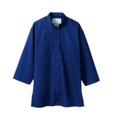 調理シャツ 兼用 ７分袖 2-237 (紺)