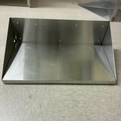 平棚 1175x350x300 中古】平棚 背板付き 幅570×奥行300×高さ200 【送料別途見積】【業務用