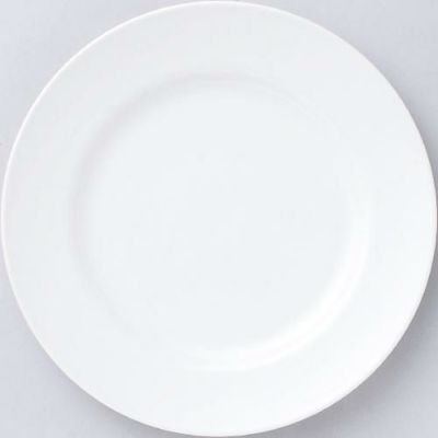 ベーシック ホワイト リム玉 26cm 皿 Basic 10枚入り