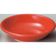 ユーラシア 13cm深皿赤 赤