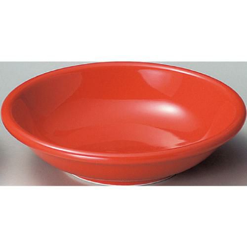 ユーラシア 13cm深皿赤 赤
