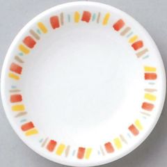 ダイヤセラム (強化) オレンジ十草 4吋 小皿