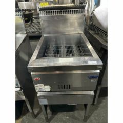 中古】ガスフライヤー マルゼン 幅430×奥行600×高さ800 都市ガス