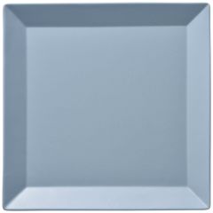 キャレ25cmスクエアプレート(Cブルー)