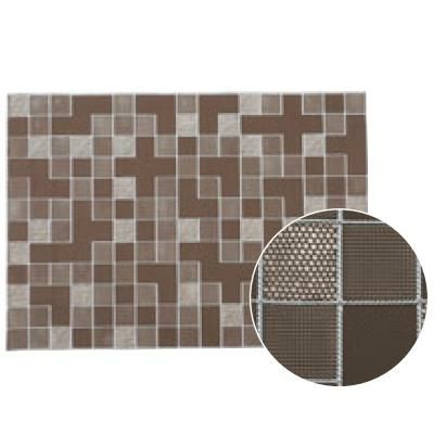 ランチョンマット 【プレイスマット「寄木」ブラウン YO-002】 YO-002/