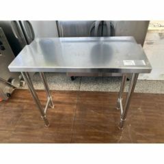 中古】作業台 BGなし 幅600×奥行600×高さ800 【送料別途見積】【業務用