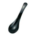 【まとめ買い商品】 【おじやスプーン 小 黒塗】 幅39(mm)/10入/業務用/新品