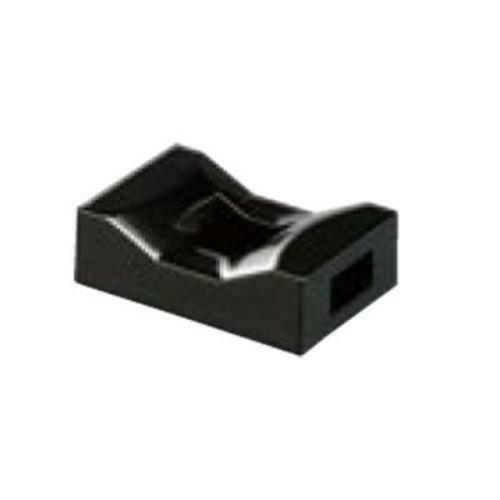 【まとめ買い商品】 ブリッジ箸止兼用箸置 黒/10入/業務用/新品