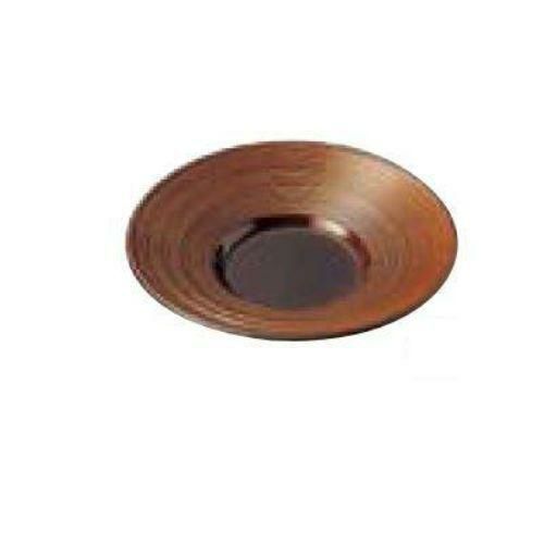 【まとめ買い商品】 メラミン 黄溜 茶托 新千筋 4寸(8-854-2)/10入/業務用/新品