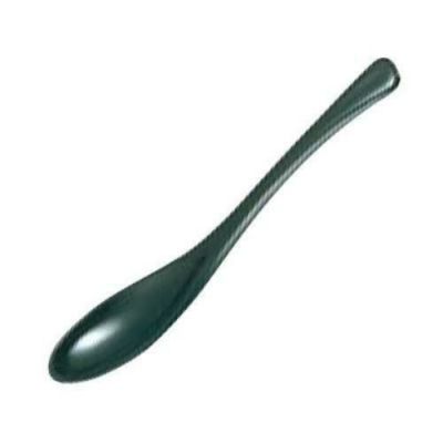 【まとめ買い商品】 かゆスプーン 黒 アクリル 195×34/30入/業務用/新品