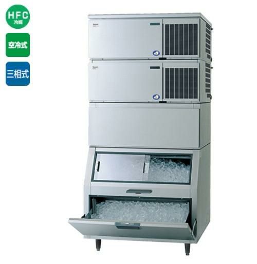 パナソニック キューブアイス製氷機 【セル方式】スタックオンタイプ（スモールサイズ）SIM-S481NSB-HFB3（旧型式：SIM-S481NS-HFB2）幅1087×奥行862×高さ2274(mm)480kgタイプ  三相200V