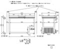 ダイレイ 冷凍ストッカー 365L -25度タイプ NPA-396 冷凍庫  幅1264×奥行694×高さ848 単相100V