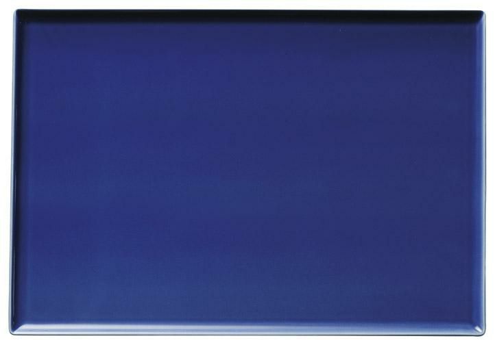 ラルジュ33cmワイドプレート(ツヤブルー)